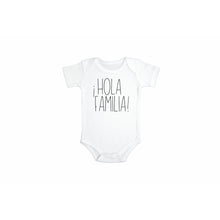 Load image into Gallery viewer, Hola Familia! Baby Pregnancy Announcement Bodysuit
