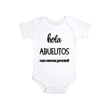 Carregar imagem no visualizador da galeria, Hola Abuelitos Pregnancy Announcement Bodysuit
