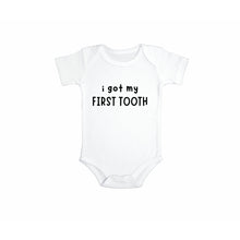 Charger l&#39;image dans la galerie, I Got My First Tooth Baby Bodysuit
