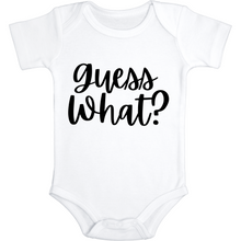 Load image into Gallery viewer, Guess What? Baby Pregnancy Announcement Bodysuit
