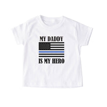 Load image into Gallery viewer, My Daddy is my Hero Baby Bodysuit
