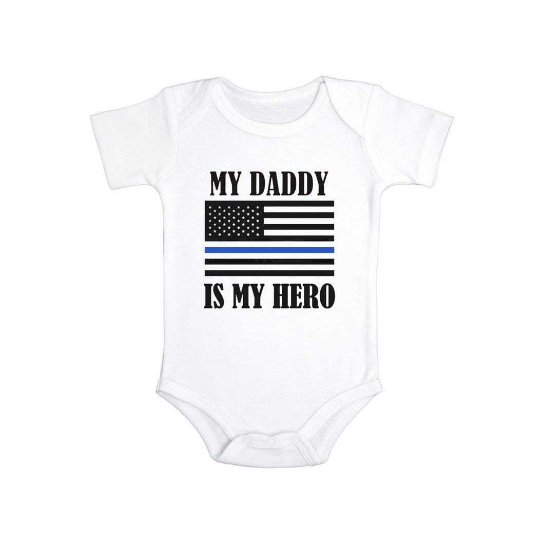 My Daddy is my Hero Baby Bodysuit